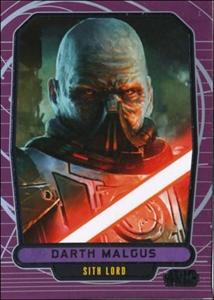 Star Wars Galactic Files (Base Set) card 194 Darth Malgus Sith Lord