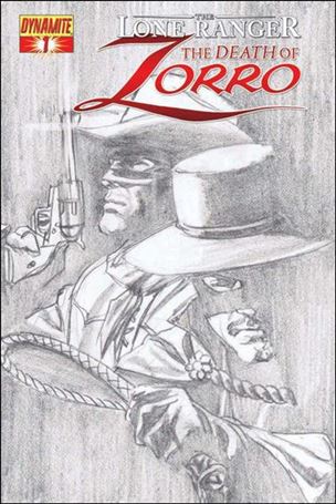 Lone Ranger & Zorro: The Death of Zorro issue 1-G Alex Ross 1:25 Sketch Cover