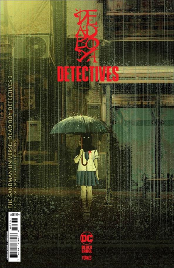 Sandman Universe Presents: The Dead Boy Detectives issue 3-C Jorge Fornes 1:25 Cardstock Cover