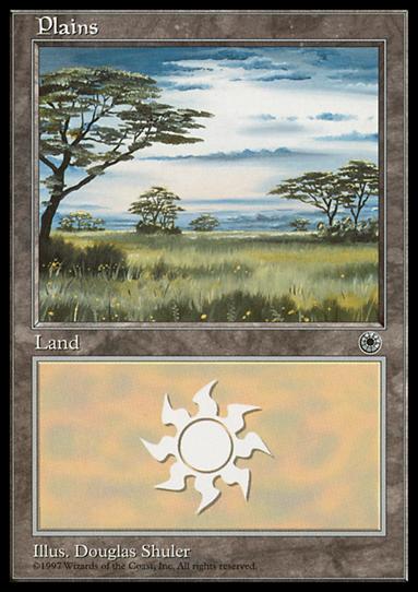 Magic the Gathering: Portal (Base Set) card 196-B Plains