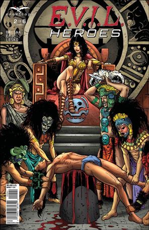 E.V.I.L. Heroes issue 2-D Sami Kivela Cover