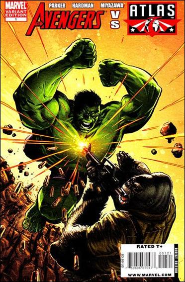 Avengers vs Atlas issue 1-B Gabriel Hardman 1:15 Cover