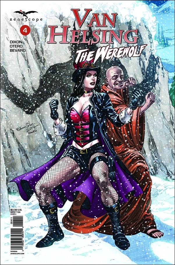 Van Helsing vs the Werewolf issue 4 Ediano Silva Cover