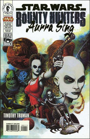 Star Wars: The Bounty Hunters - Aurra Sing issue nn-B Dynamic Forces Gold Foil Cover 1/4000