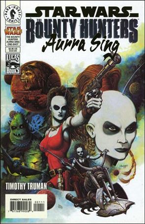 Star Wars: The Bounty Hunters - Aurra Sing issue nn-B Dynamic Forces Gold Foil Cover 1/4000