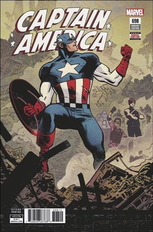 Captain America (1968) issue 698-C Chris Samnee Cover (2nd Printing)