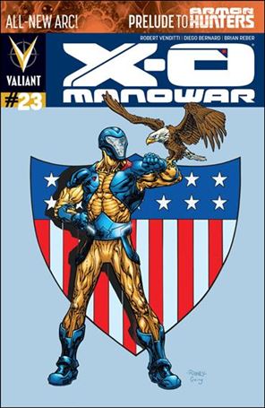 X-O Manowar (2012)  issue 23-B Tom Raney Cover
