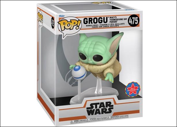 POP! Star Wars figure 475 Grogu Macy's Thanksgiving Day Parade Deluxe