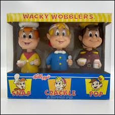 Wacky Wobblers (Advertising) item Nn20 Snap, Crackle and Pop