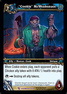 World of Warcraft: March of the Legion (Base Set) card 144 "Cookie" McWeaksauce 