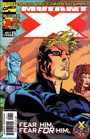 Mutant X issue 1 Wraparound Gatefold Cover