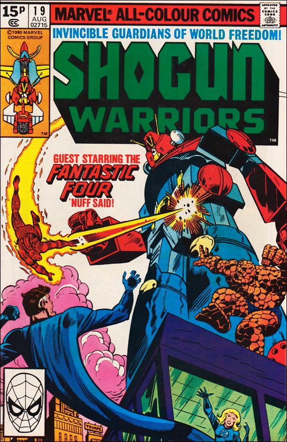 Shogun Warriors issue 19-B UK Price Cover