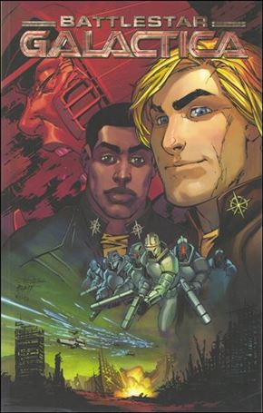 Classic Battlestar Galactica issue 1-B Talent Caldwell Direct Market Cover