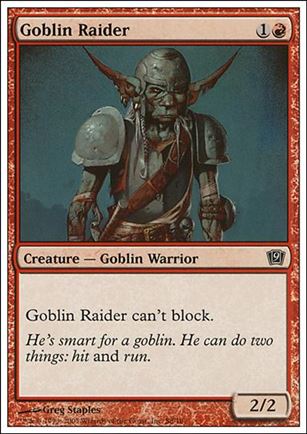 Magic the Gathering: 9th Edition (Starter Deck Subset) card S8 Goblin Raider