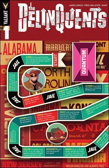 Delinquents issue 1-D Juan Doe 1:20 Board Game Cover