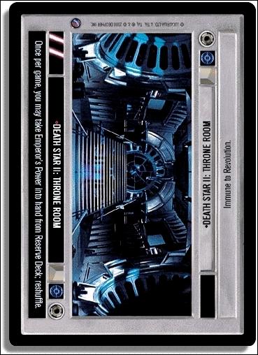 Star Wars: Death Star II Limited (Base Set) card 55 Death Star II: Throne Room