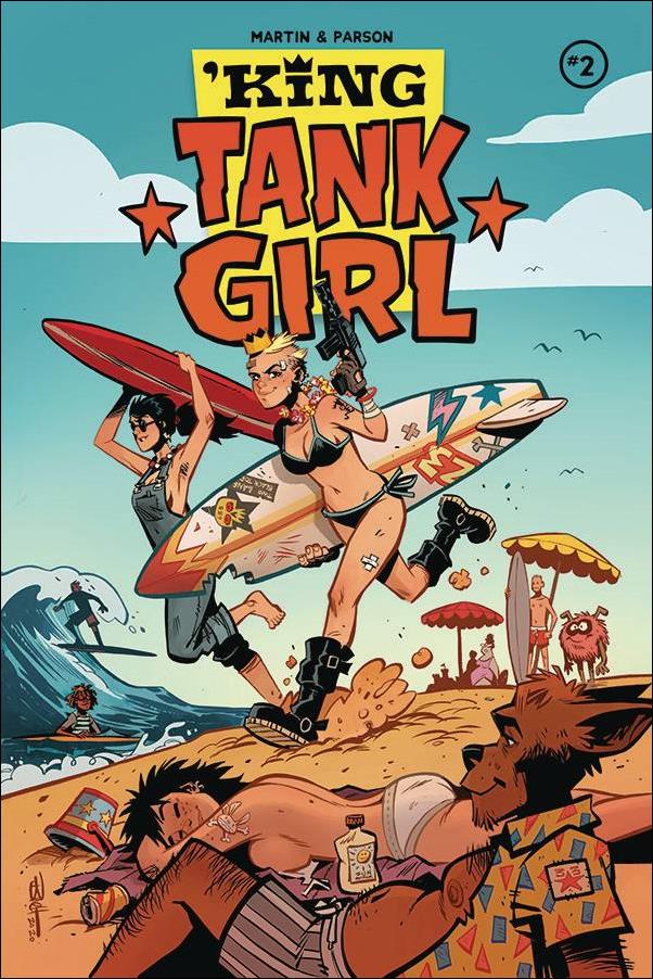 'King Tank Girl issue 2 Brett Parson Cover