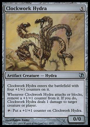 Magic the Gathering: Duel Decks: Elspeth vs. Tezzeret (Base Set) card 55 Clockwork Hydra