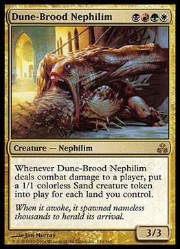 Magic the Gathering: Guildpact (Base Set) card 110 Dune-Brood Nephilim