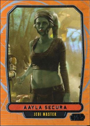 Star Wars Galactic Files (Base Set) card 81 Aayla Secura Jedi Master