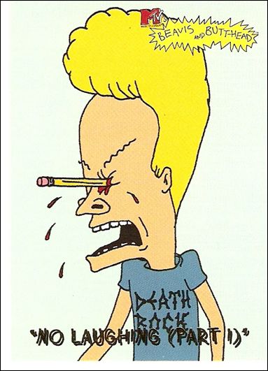 Beavis and Butt-Head (Base Set) card '2169' "No Laughing (Part 1)"