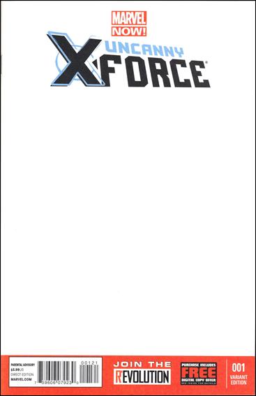 Uncanny X-Force (2013) issue 1-E Blank/Sketch Cover