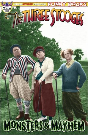 Three Stooges: Monsters & Mayhem issue 1-B Color Photo Cover