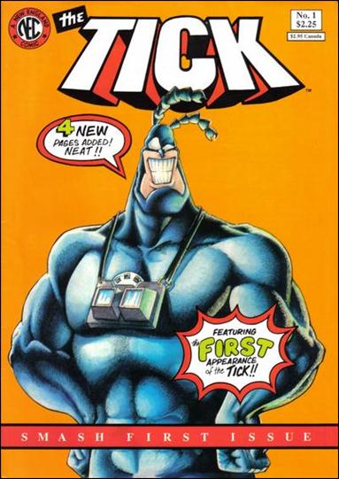 Tick (1988) issue 1-E Orange Background Cover (4th Printing)