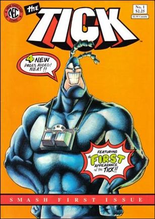 Tick (1988) issue 1-E Orange Background Cover (4th Printing)