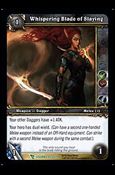World of Warcraft: March of the Legion (Base Set) card 293 Whispering Blade of Slaying