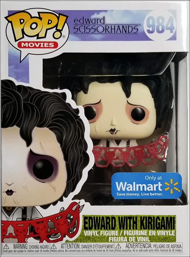 POP! Movies figure 984 Edward with Kirigami Walmart Exclusive