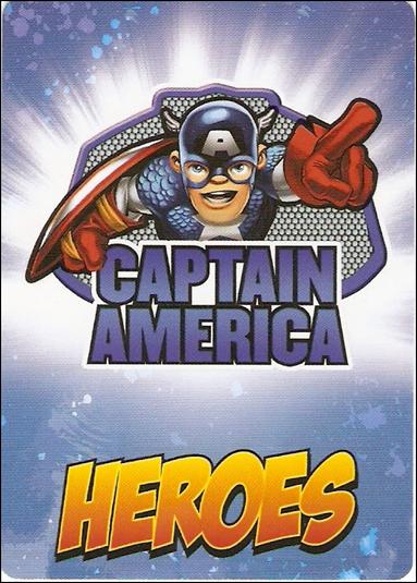 Marvel Super Hero Squad (Base Set) card 7 Captain America