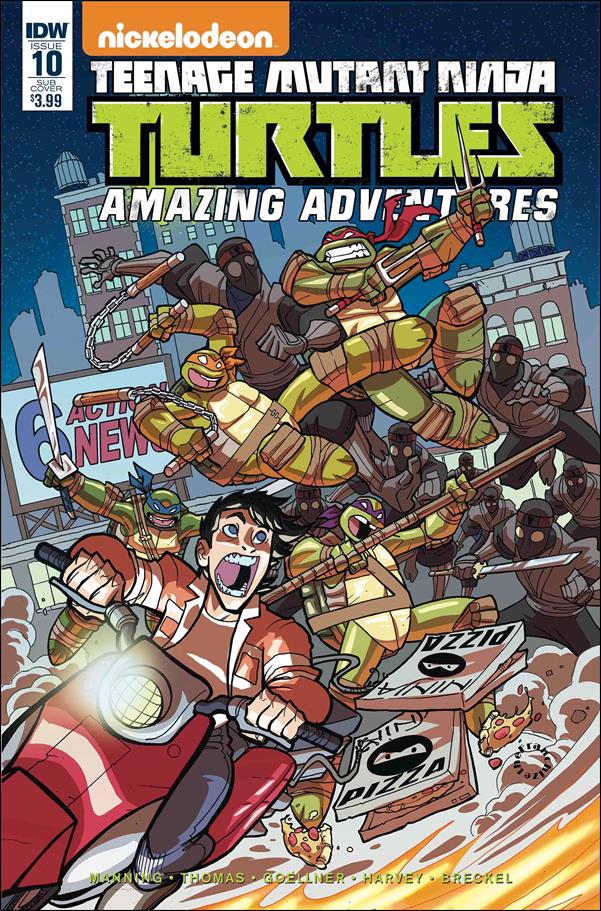 Teenage Mutant Ninja Turtles Amazing Adventures issue 10-B Jerry Gaylord Subscription Cover