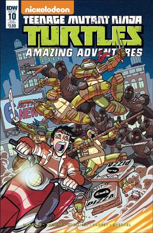 Teenage Mutant Ninja Turtles Amazing Adventures issue 10-B Jerry Gaylord Subscription Cover