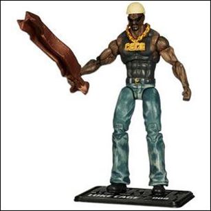 Marvel Universe (Series 2) figure 009-B Luke Cage - Loose