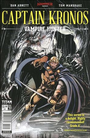 Captain Kronos - Vampire Hunter issue 3 Tom Mandrake Cover