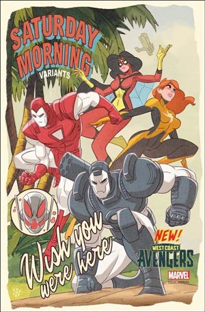 West Coast Avengers (2025) issue 1-G Sean Galloway Saturday Morning Cover