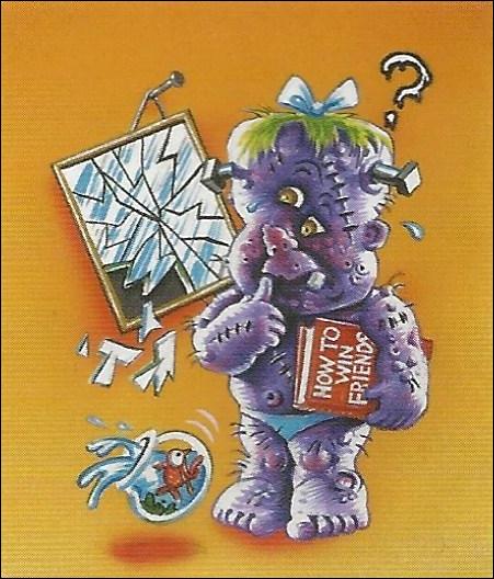 Garbage Pail Kids Chrome (MiniKins Sticker Subset) card 6 Creepy Carol
