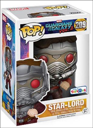 POP! Marvel figure 209 Star-Lord (Toys-R-Us Exclusive)