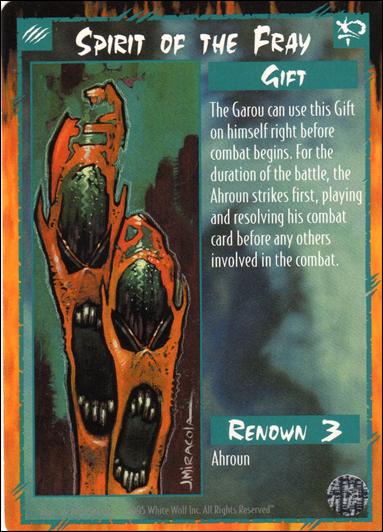 Rage Limited (Base Set) card 257 Spirit of the Fray 