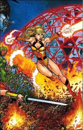 George Perez's Sirens issue 1-C George Perez 1:15 Wraparound Left Side Cover