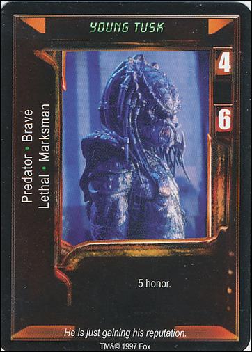 Aliens/Predator (Base Set) card 370 Young Tusk