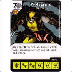 Marvel Dice Masters Amazing Spider-Man card 74 Wolverine: Targeted