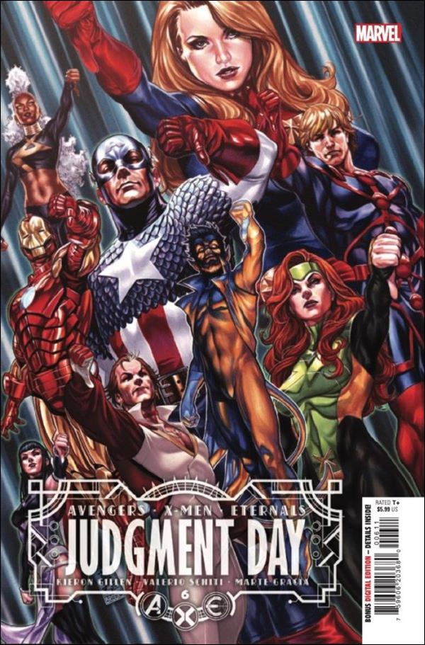 A.X.E.: Judgment Day issue 6 Mark Brooks Cover