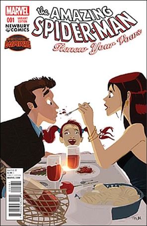 Amazing Spider-Man: Renew Your Vows (2015) issue 1-Q Pascal Campion Newbury Comics Cover