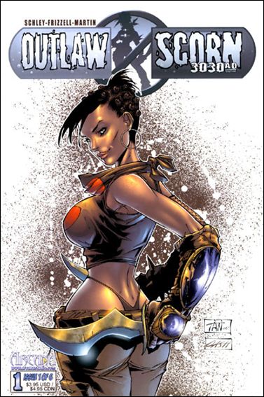 Outlaw Scorn 3030 AD issue 1-B Billy Tan Cover