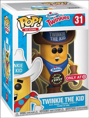 POP! Ad Icons figure 31-B Twinkie the Kid (Glow) Chase Target Exclusive