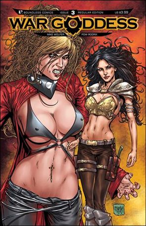 War Goddess issue 3 Standard Cover