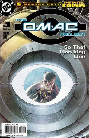 OMAC Project issue 1-B Blue Logo Cover (2nd Printing)