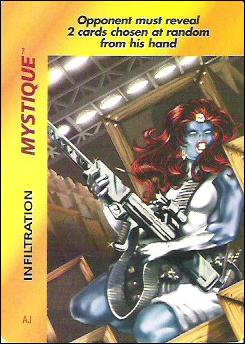 Marvel OverPower (Base Set) card nn153 Mystique: Infiltration